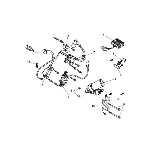 Стартер электрический Champion GG11000E